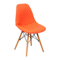 Product photo Cover E07 for Eames chair, coral leatherette from the manufacturer ChiedoCover, product picture, real product photo