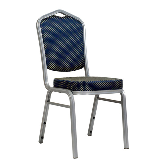 Chair Hit 25mm - silver, blue crown - photo 1