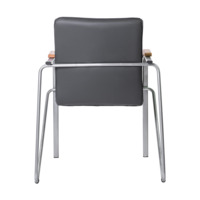 Product photo Samba chair, grey/white, frame - silver from the ChiedoCover company.