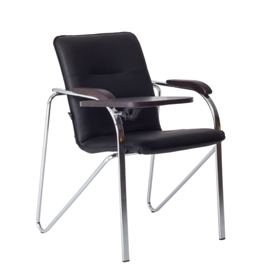 Samba chair with music stand, Galaxy black leatherette, electroplating frame - photo 1