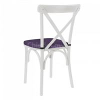 Product photo Crossback Chair cushion, purple from the ChiedoCover company.