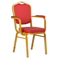 Product photo Hit 25 mm chair with rounded armrests, gold, red crown from the manufacturer ChiedoCover, product picture, real product photo