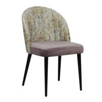 Product photo Tony chair, Jacquard Dali, velour from the manufacturer ChiedoCover, product picture, real product photo