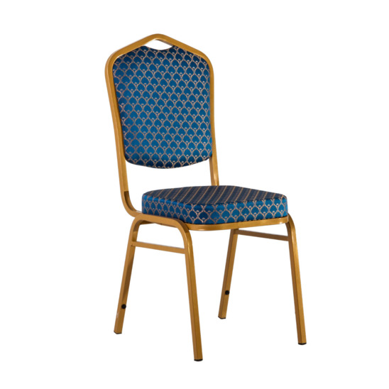 Hit 20mm banquet chair, gold, arch blue - photo 1