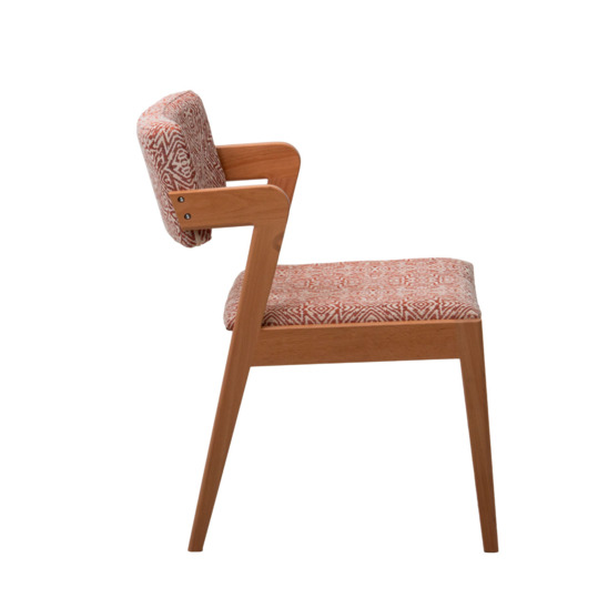 Ostin half-seat, Berta 213 chenille, beech legs - photo 2