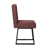 Product photo Train chair, velour Velutto 036, metal black moire from the ChiedoCover company.