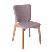 Product photo Safir chair, Lira 31 Lilac matting, beech lacquered legs from the manufacturer ChiedoCover, product picture, real product photo