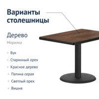 Product photo The table is made of chipboard from the ChiedoCover company.