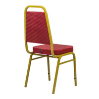 Product photo Chicago chair, gold, crown red from the ChiedoCover company.