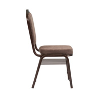 Product photo Hit 25mm chair with paper shelf, brown, jacquard brown from the ChiedoCover company.