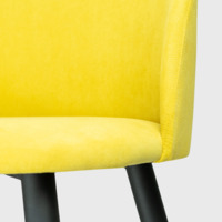Product photo Solar chair, yellow, metallic legs from the ChiedoCover company.