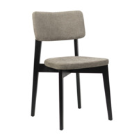 Product photo Topas chair, black stain, beige from the manufacturer ChiedoCover, product picture, real product photo