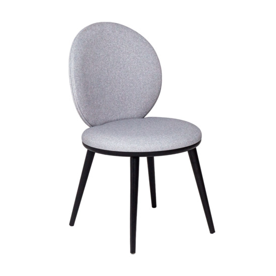 Ronda chair, microfibre, beech, grey - photo 1