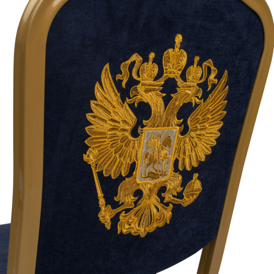 Chair Hit 25mm with embroidery - coat of arms of the Russian Federation, microfibre - photo 4