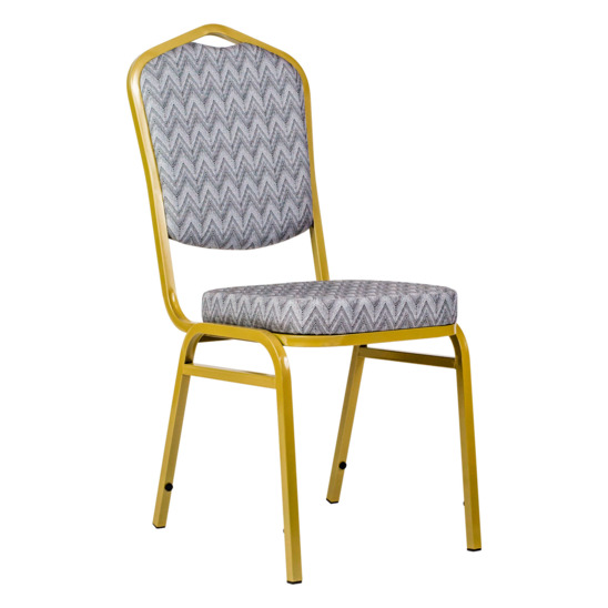 Chair Hit 20mm - gold, Zigzag grey - photo 1