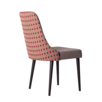 Product photo Kongsberg chair, Austin 03 matting, Scandinavian 06 Temple chenille Jacquard backrest from the ChiedoCover company.