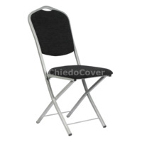 Product photo Chair Hit 20mm, folding, silver, black from the manufacturer ChiedoCover, product picture, real product photo