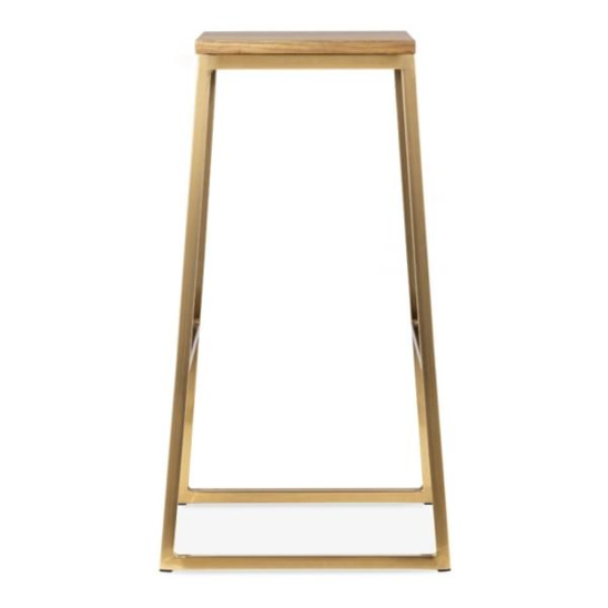 Console bar stool, gold - photo 4