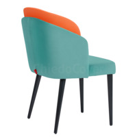 Product photo Lily half-crown, orange and blue from the ChiedoCover company.