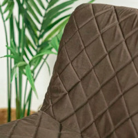 Product photo Chair cover with back CHILLY, brown from the ChiedoCover company.