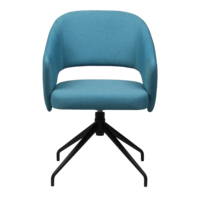 Product photo Fly chair, blue matting, swivel base from the ChiedoCover company.