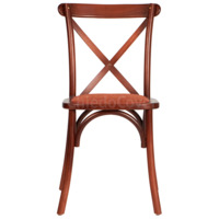 Product photo Crossback chair, mahogany, with cushion from the ChiedoCover company.