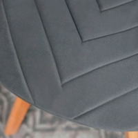 Product photo Frankfurt chair cover, Christmas tree, grey from the ChiedoCover company.