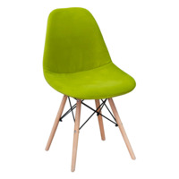 Product photo E01 chair cover for Eames, sealed, velour green from the manufacturer ChiedoCover, product picture, real product photo