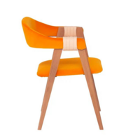 Product photo Dolce half-seat, Velour orange  from the ChiedoCover company.