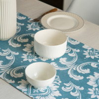 Product photo Teflon DUCK fabric, blue painting from the ChiedoCover company.