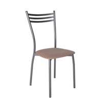 Product photo Astra chair, chrome frame, beige leatherette from the manufacturer ChiedoCover, product picture, real product photo