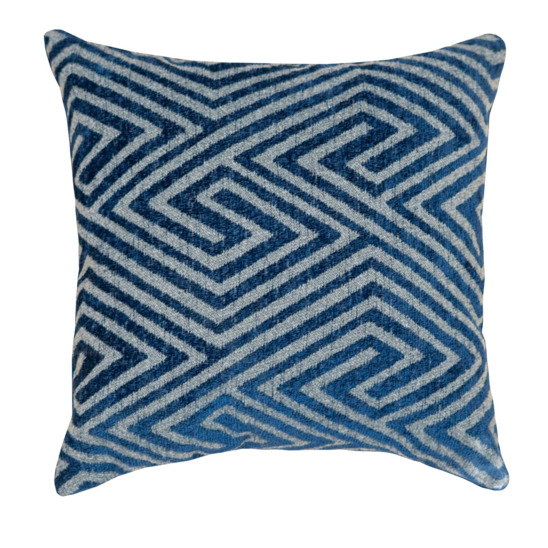 Decorative pillow Lazio, blue - photo 1