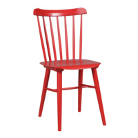 Product photo Tucker chair, red wooden from the ChiedoCover company.