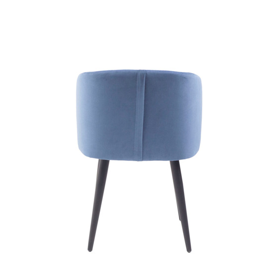 Mark chair, blue velour - photo 4