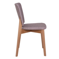 Product photo Safir chair, Lira 31 Lilac matting, beech lacquered legs from the ChiedoCover company.