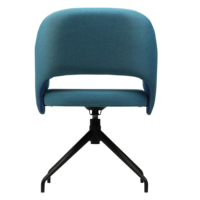 Product photo Fly chair, blue matting, swivel base from the ChiedoCover company.