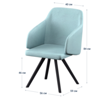 Product photo Fresh chair, green matting, beech legs from the ChiedoCover company.