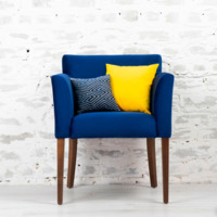 Product photo Decorative pillow Lazio, blue from the ChiedoCover company.