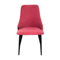Product photo Aer chair, red velour, metal legs from the ChiedoCover company.
