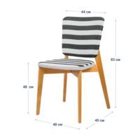 Product photo Safir chair, matting from the ChiedoCover company.
