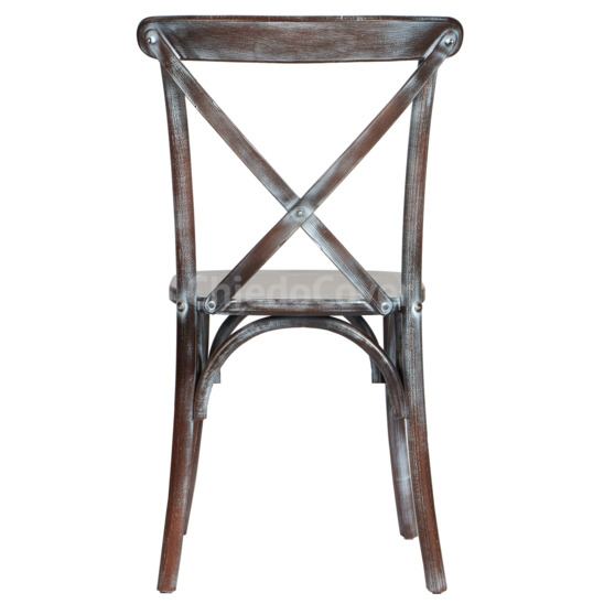 Crossback chair, wenge, white patina - photo 5