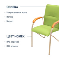 Product photo Samba chair, green from the ChiedoCover company.