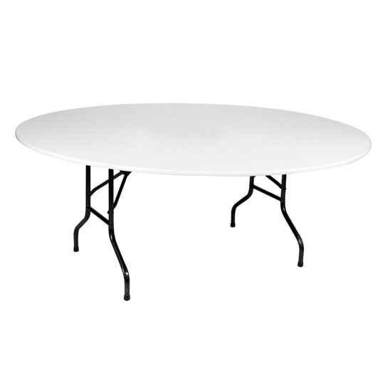 Table Leader 3, D 1800 mm, white, frame black - photo 1