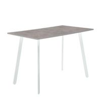 Product photo Loft Ray table, 1100x650x760mm F186 st9 Chicago Concrete light grey from the manufacturer ChiedoCover, product picture, real product photo