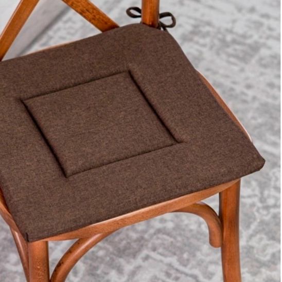 Chair cushion 39x39, brown - photo 3