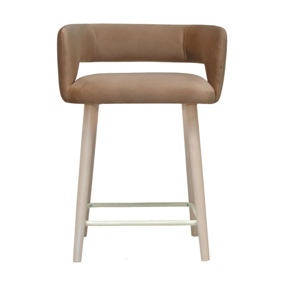 Mars semi-amber chair, beige velour - photo 2