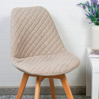 Product photo Frankfurt chair cover, small diamond, beige from the manufacturer ChiedoCover, product picture, real product photo