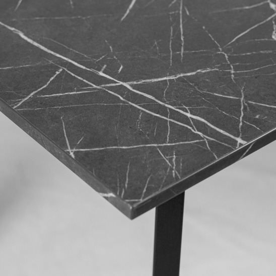 Collapsible table 1200*800, HPL Stone Pietra Grigio black - photo 4