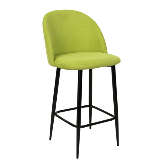 Solar semi-bar stool, light green, seat height 65 cm - photo 1