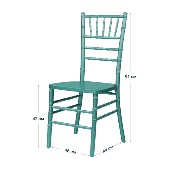 Chiavari chair Turquoise, wooden - photo 5